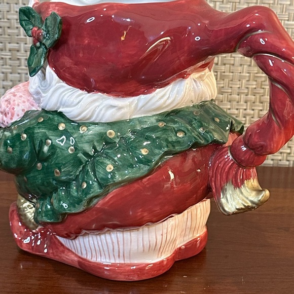 🎄🌟HP🌟VTG 1989 Fitz & Floyd Christmas Old World Elf Ceramic Pitcher - Picture 10 of 15